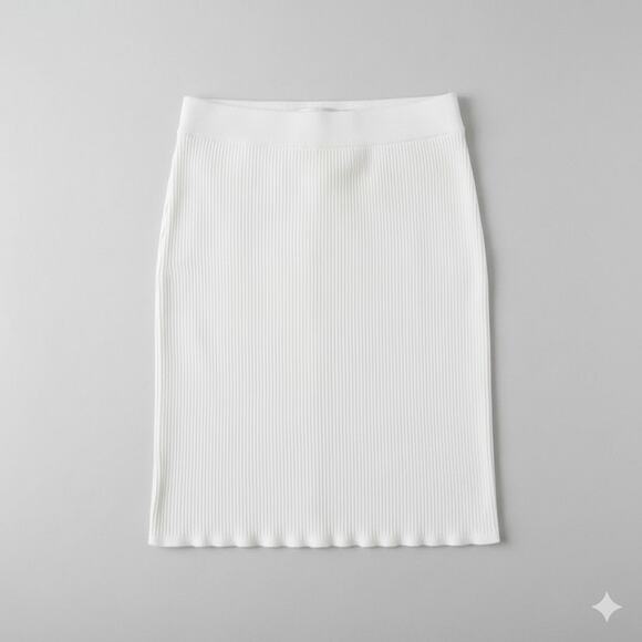 ⚡️SALE! Aritzia Wilfred White Ribbed Mini Skirt - Picture 3 of 9